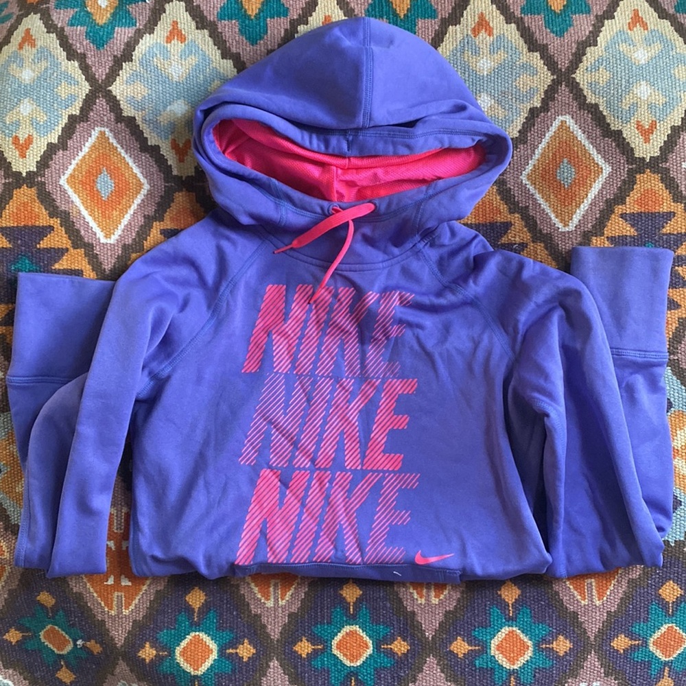 Women’s NIKE Athletic Hoodie Purple/Pink Hoodie Size XS